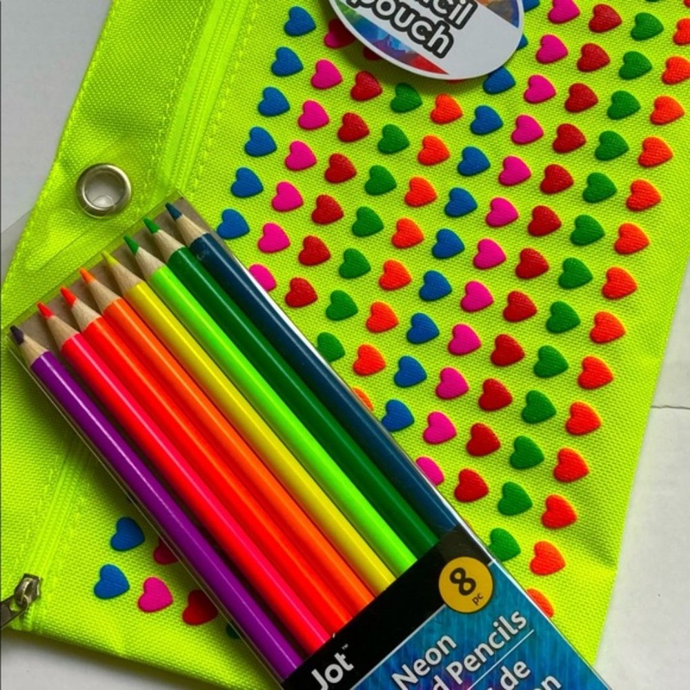 NWT Neon Creative Bundle 8 Colored Pencils⦠- Picture 1 of 2